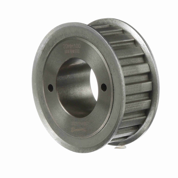 Steel Bushed Bore Gearbelt Pulley, 20HH100